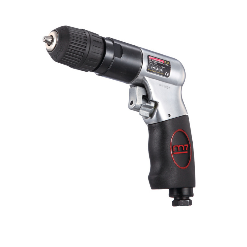 MIGHTY SEVEN Дрель пневматическая 10 мм, 1800 об/мин., реверс, быстро-зажимной патрон QE-331