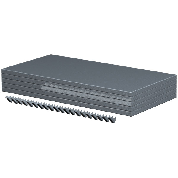 Упаковка полок оцинкованных для стеллажа 1000х500мм  05.355-G