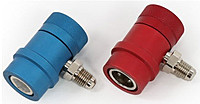 Пара быстросъёмных разъёмов 15.1 CR для фреона R134A 01.000.08