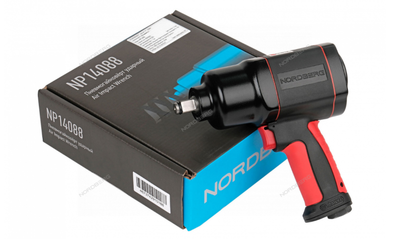 Пневмогайковерт ударный 1/2", 850 Нм NP14088 NORDBERG