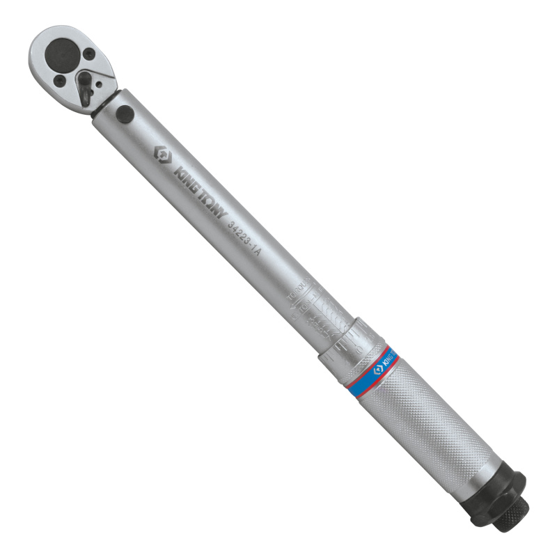 KING TONY Динамометрический ключ 1/4", 5-25 Нм, футляр 34223-1A