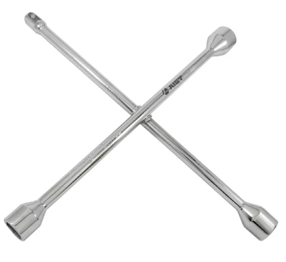 Ключ торцевой баллонный крестообразный 17х19-22(мм)х1/2", (толщ. 13мм), Cr-V