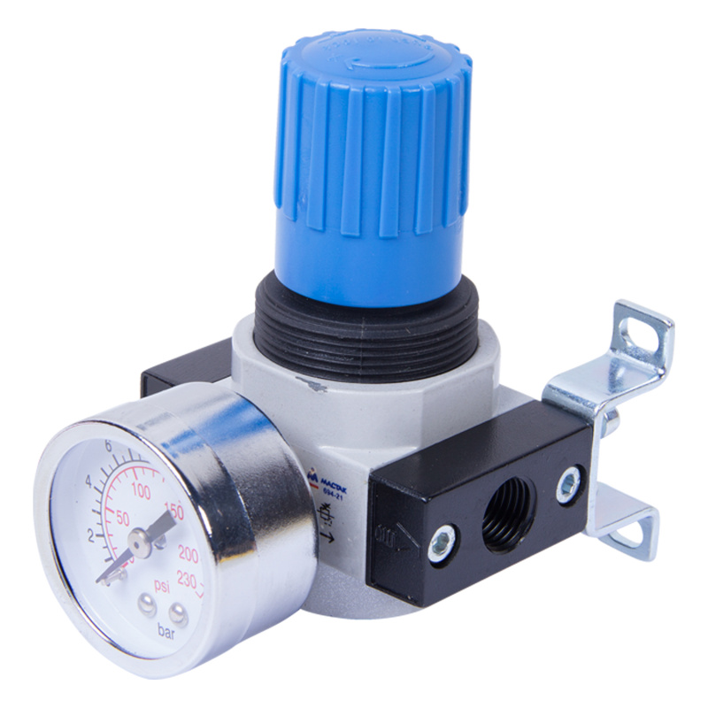 МАСТАК Манометр регулятор 1/4"  694-21