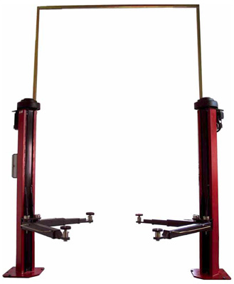 Подъемник двухстоечный г/п 3 т электромеханический с верхней синхронизацией WERTHER 300S